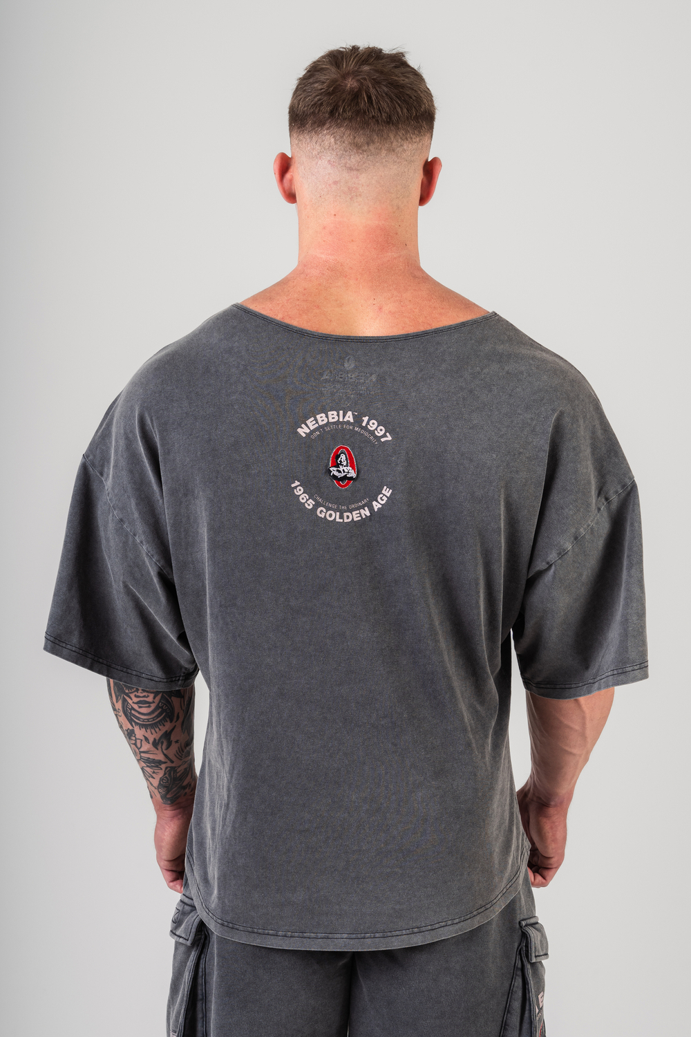 Футболка Washed Rag Top GOLDEN AGE 788 Черная