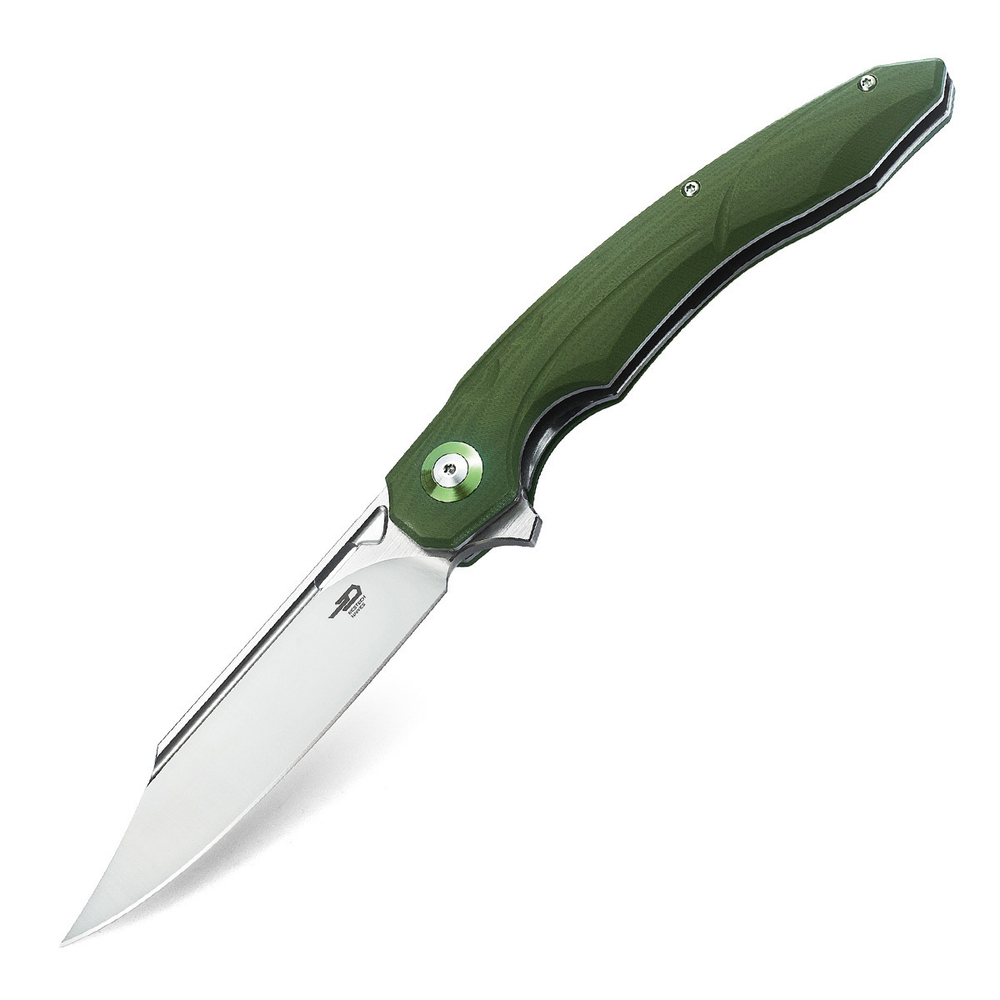 Складной нож Bestech BG18B Fanga, зеленая рукоять
