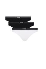 Стринги 3 пары 3P THONG BOSS BLACK - черный(50510030)