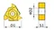 Поворотные режущие пластины Optimum ISO 16ER AG60