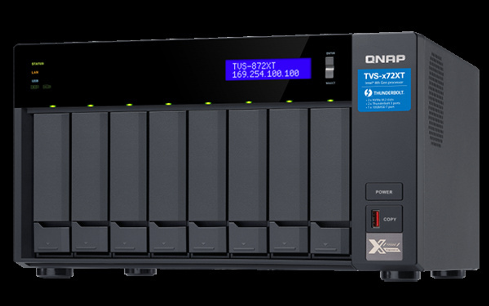 Сетевой накопитель QNAP  TVS-872XT-i5-16G