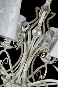 Люстра Maytoni ARM004-06-W белое золото Monile Elegant
