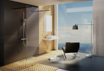 Душевая перегородка Ravak Walk-In Free 130 GW9FJ0C00Z1 профиль Хром стекло Transparent