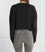 Худи LUXE VARSITY CREW Tommy Jeans - черный(DW0DW16411)