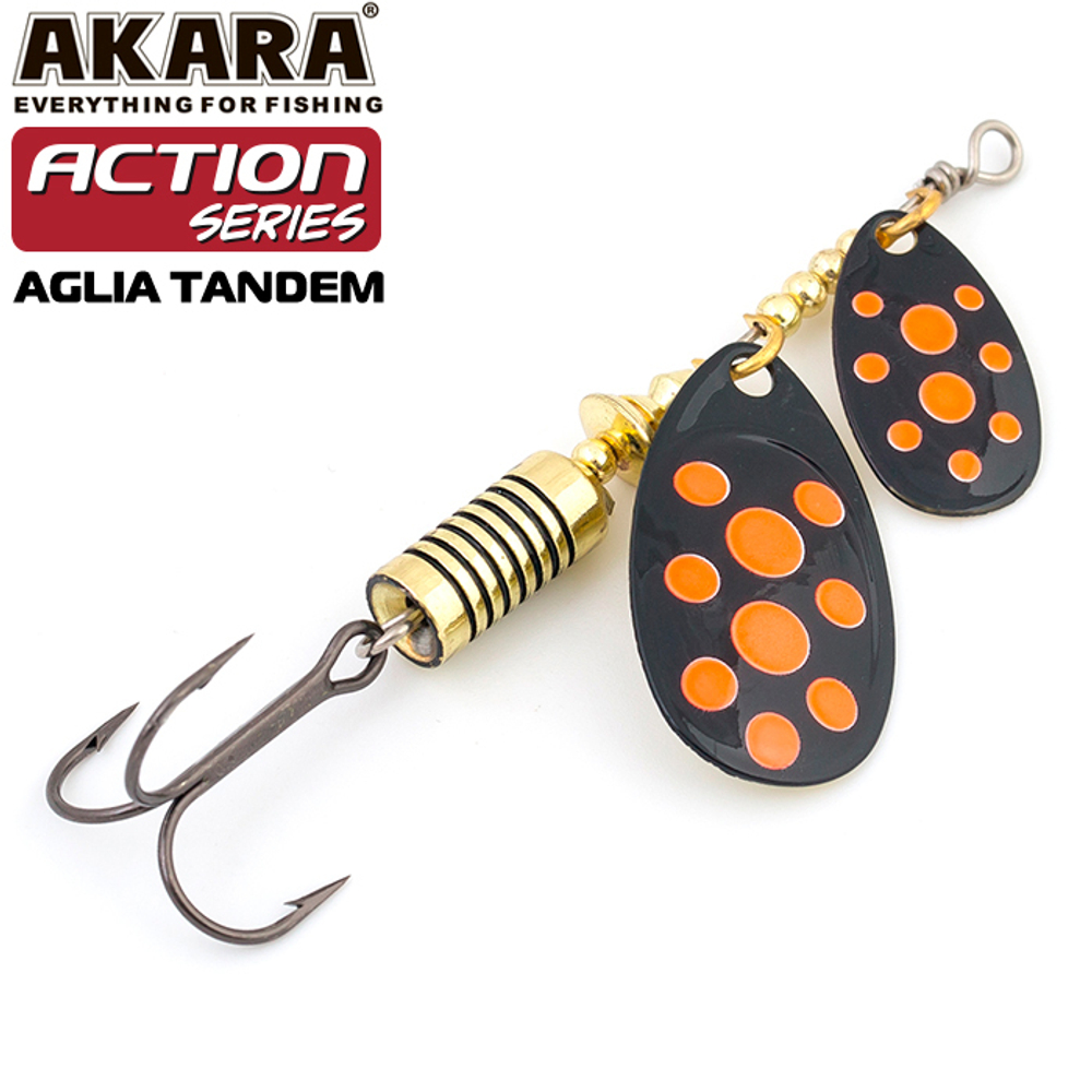 Блесна вращающаяся Akara Action Series Aglia Tandem 1/3 8 гр. 2/7 oz. A 8