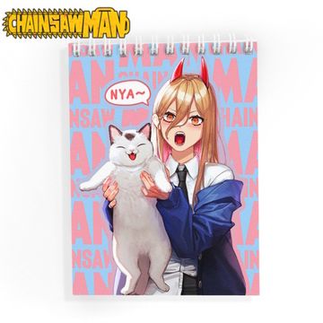 Блокнот Chainsaw Man, Человек-бензопила, Пауэр