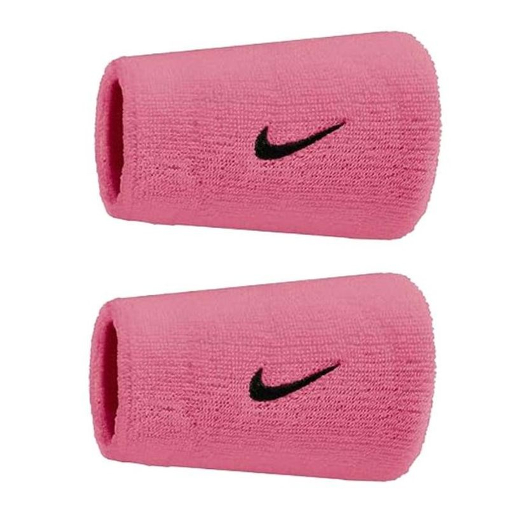 Теннисные напульсники Nike Swoosh Double Wide 2P - pink carnation
