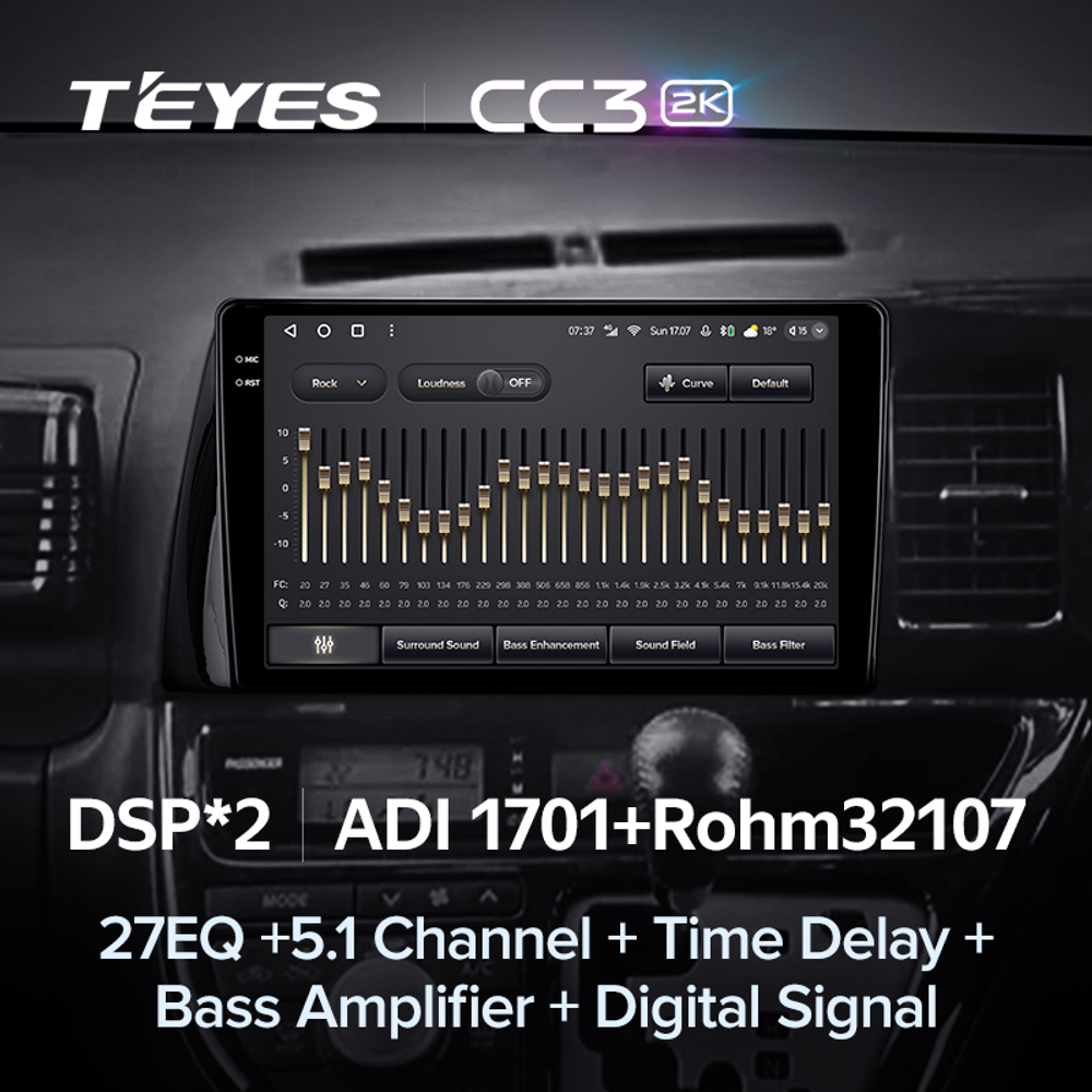 Teyes CC3 2K 10,2"для Toyota Wish 2003-2009 (прав)