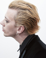 F-hole s925 loop earring / Серьга