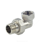 Соединитель латунь никель американка Ду 20 (3/4") угловой ВР/НР SantechSystems
