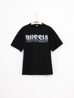 Футболка RUSSIA, ч/б