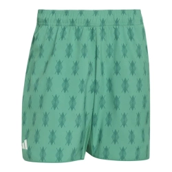 Мужские теннисные шорты Adidas Club Tennis Climacool Graphic 9in - semi court green/collegiate green