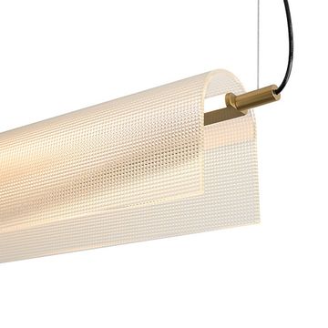Подвесной светильник LED 20W 2700K FR5556PL-L22BBS чёрный/латунь Loyd Freya