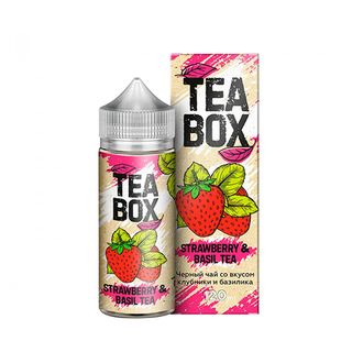 Купить Tea Box 120 мл - Strawberry & Basil Tea (3 мг)