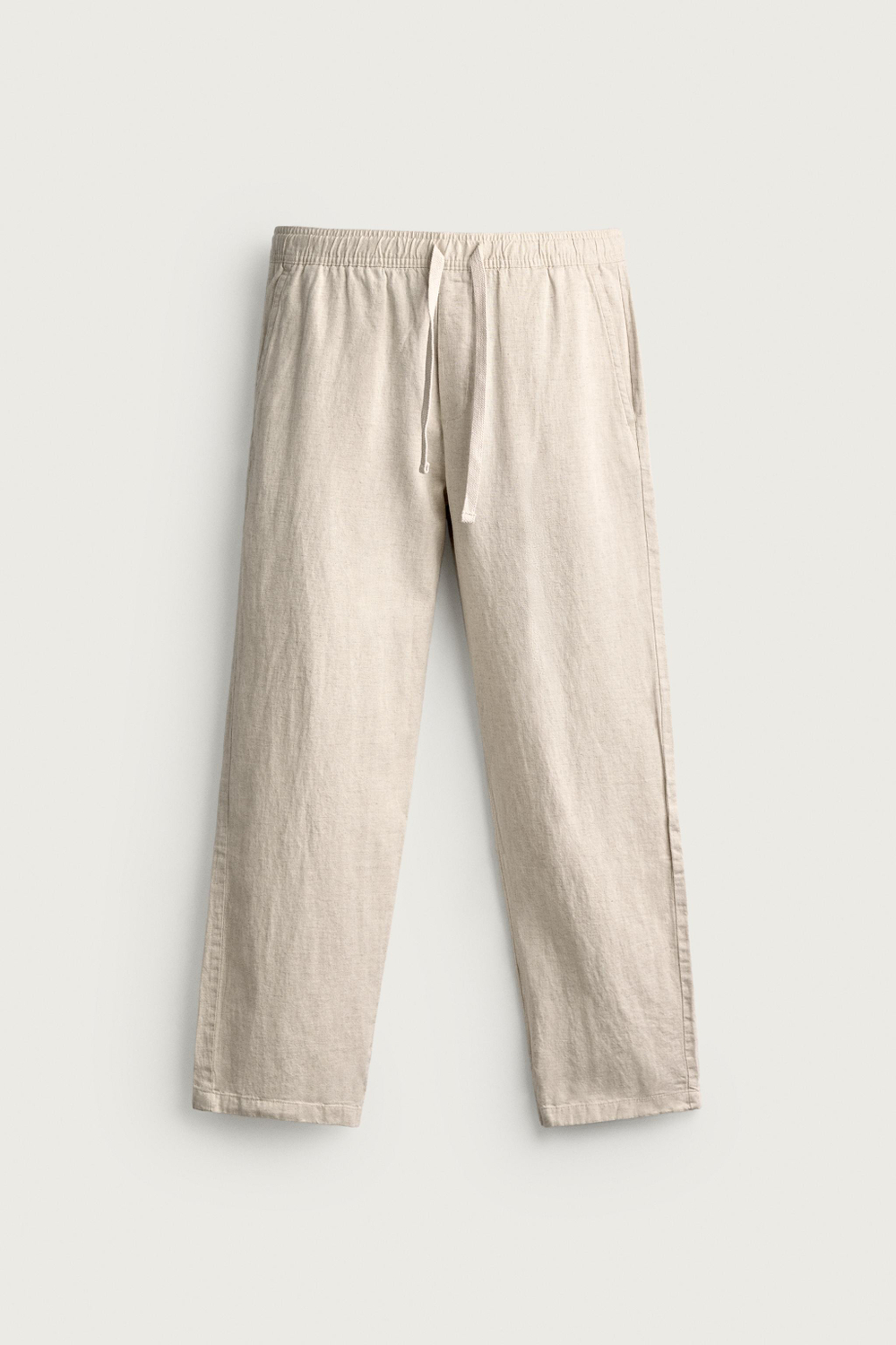 БРЮКИ RELAXED FIT ИЗ ХЛОПКА И ЛЬНА — ZARA · 4470/460