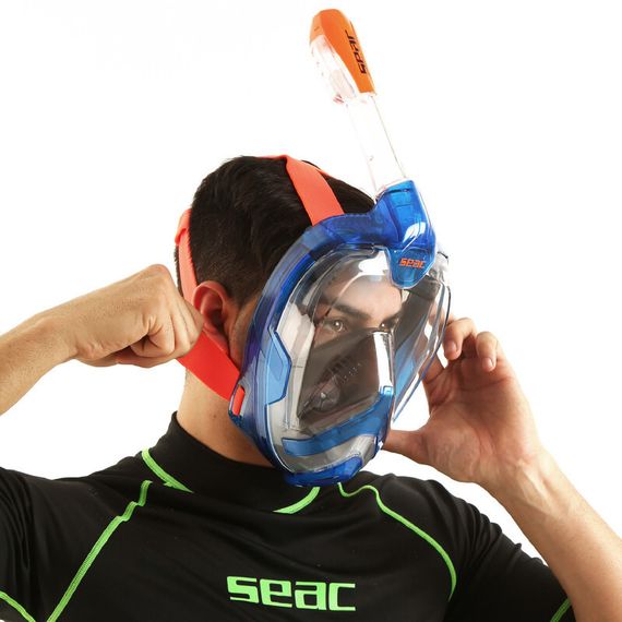 Маска полнолицевая Seac Sub Magica Blue/Orange