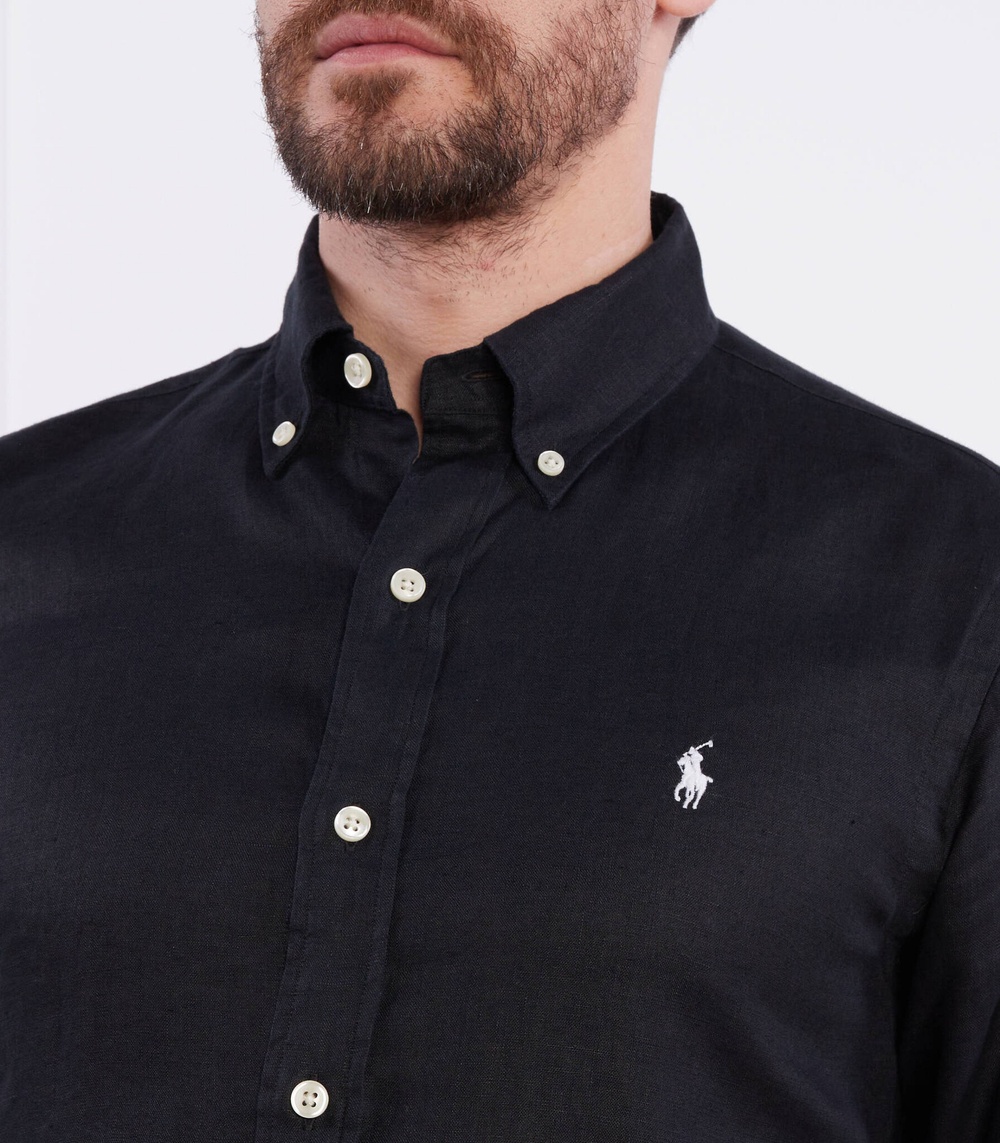 льняная рубашка POLO RALPH LAUREN - черный(710794141)
