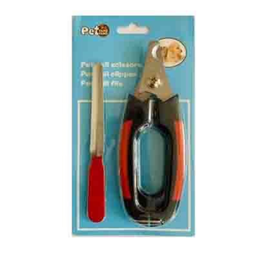 Pet Fashion Когтерез-секатор + пилка 15,5см (S5006+А2)
