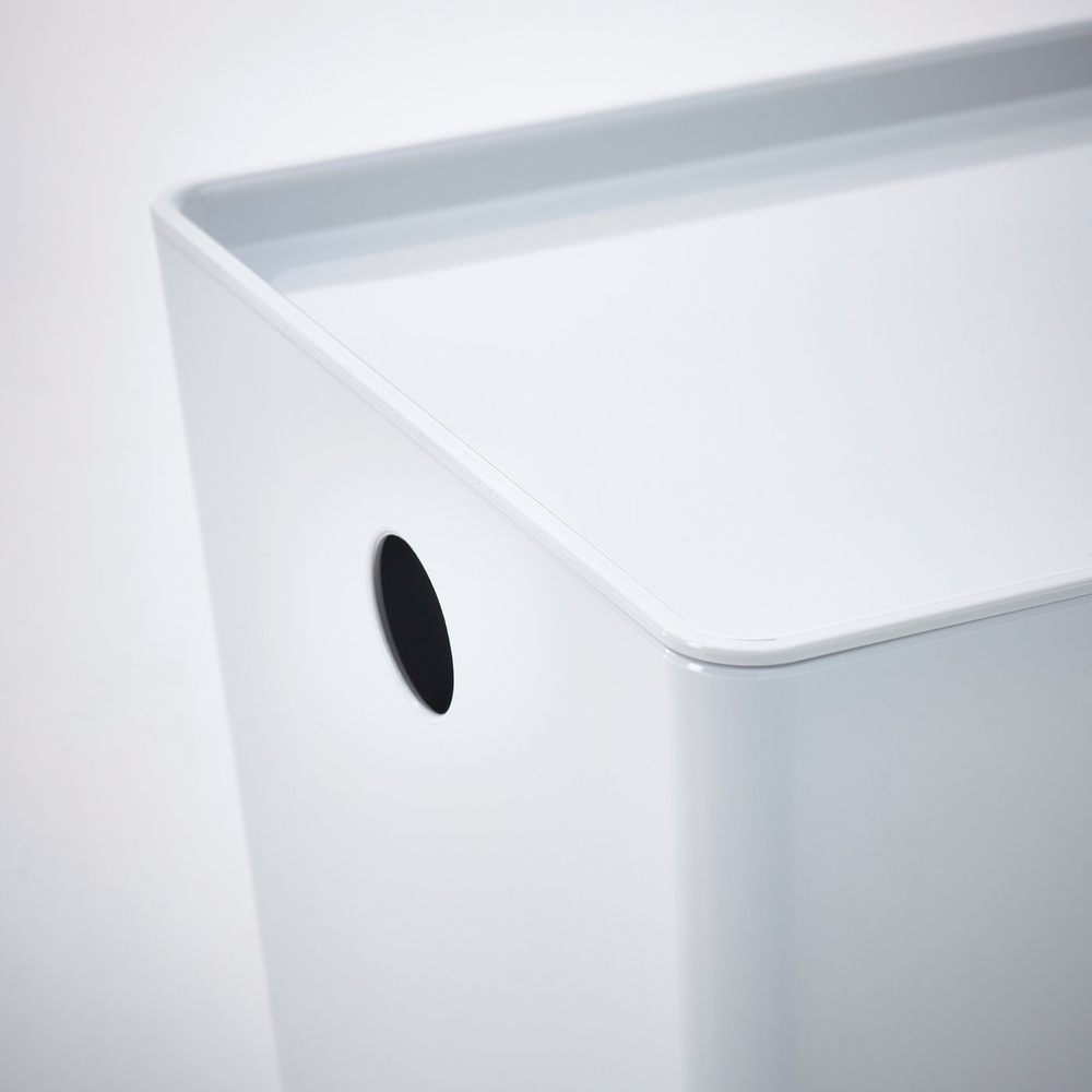 IKEA KUGGIS  (ИКЕА КУГГИС)  -  Крышка - белая 18x26 см