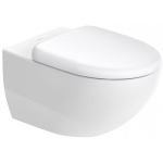 Комплект унитаза Duravit Architec 45720900A1 с инсталляцией Grohe Rapid SL 38772001 с сиденьем Микролифт и клавишей смыва Хром