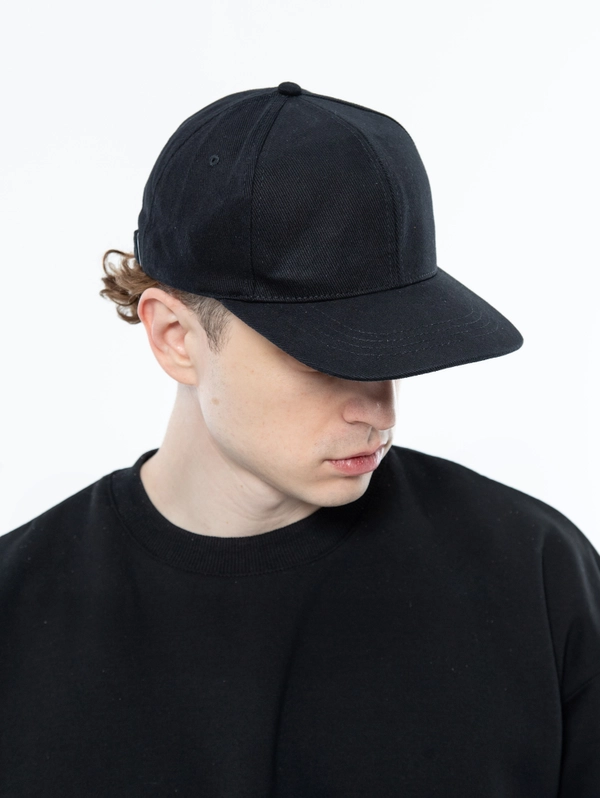 Бейсболка 6 клиньев 330,06 STAN, Хлопок, Черный