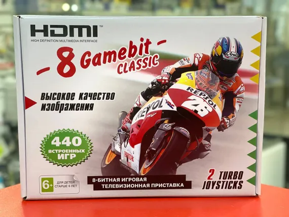 Игровая приставка 8gamebit Classic-HDMI 440-in-1 mini