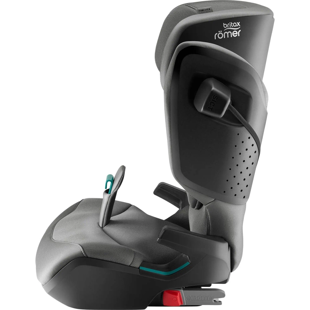 Автокресло 2/3 Britax Roemer KIDFIX PRO i-SIZE Style Mineral Grey, 3,5 до 12 лет, 15-36 кг (100-150 см), isofix, серый