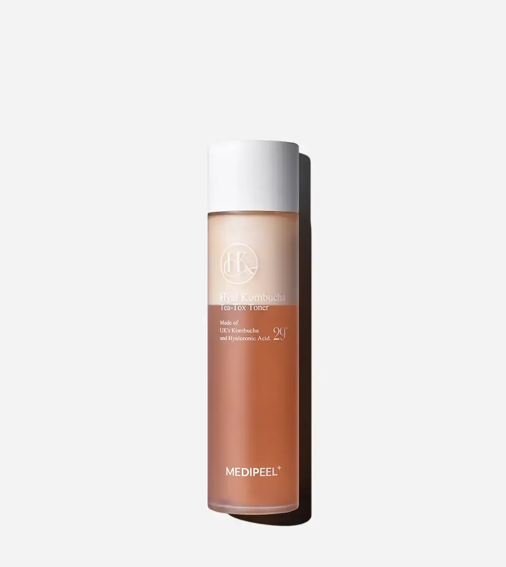 MEDIPEEL Двухфазный тонер с 70% комбучи и церамидами Hyal Kombucha Tea-Tox Toner 150 мл. (Срок годности до 16.04.2028)