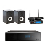 AST Mini + 2 радиомикрофона AST + полочные колонки