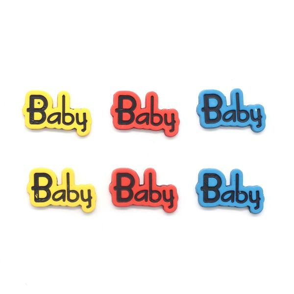 Украшения декоративные: пуговицы Baby, 6 шт, Magic Buttons I1583-DW2