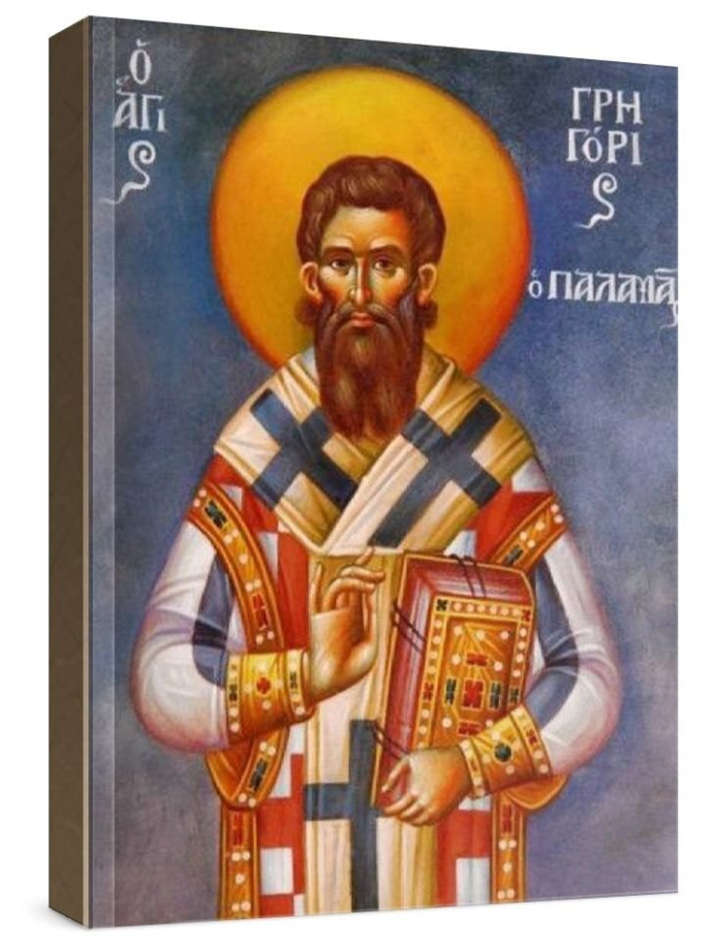 Григорий Палама (рукописная икона)
