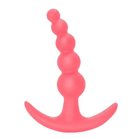 Розовая анальная пробка 11,5см Lola Games First Time Bubbles Anal Plug 5001-01lola