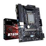 Материнская плата HUANANZHI B760M-D4-A, Socket1700, mATX, Retail, 2xDDR4, PCIe5.0, 2xM.2, GLAN, 4xUSB2, 6xUSB3, VGA, HDMI, DP (HNZ-B760M-D4-A)