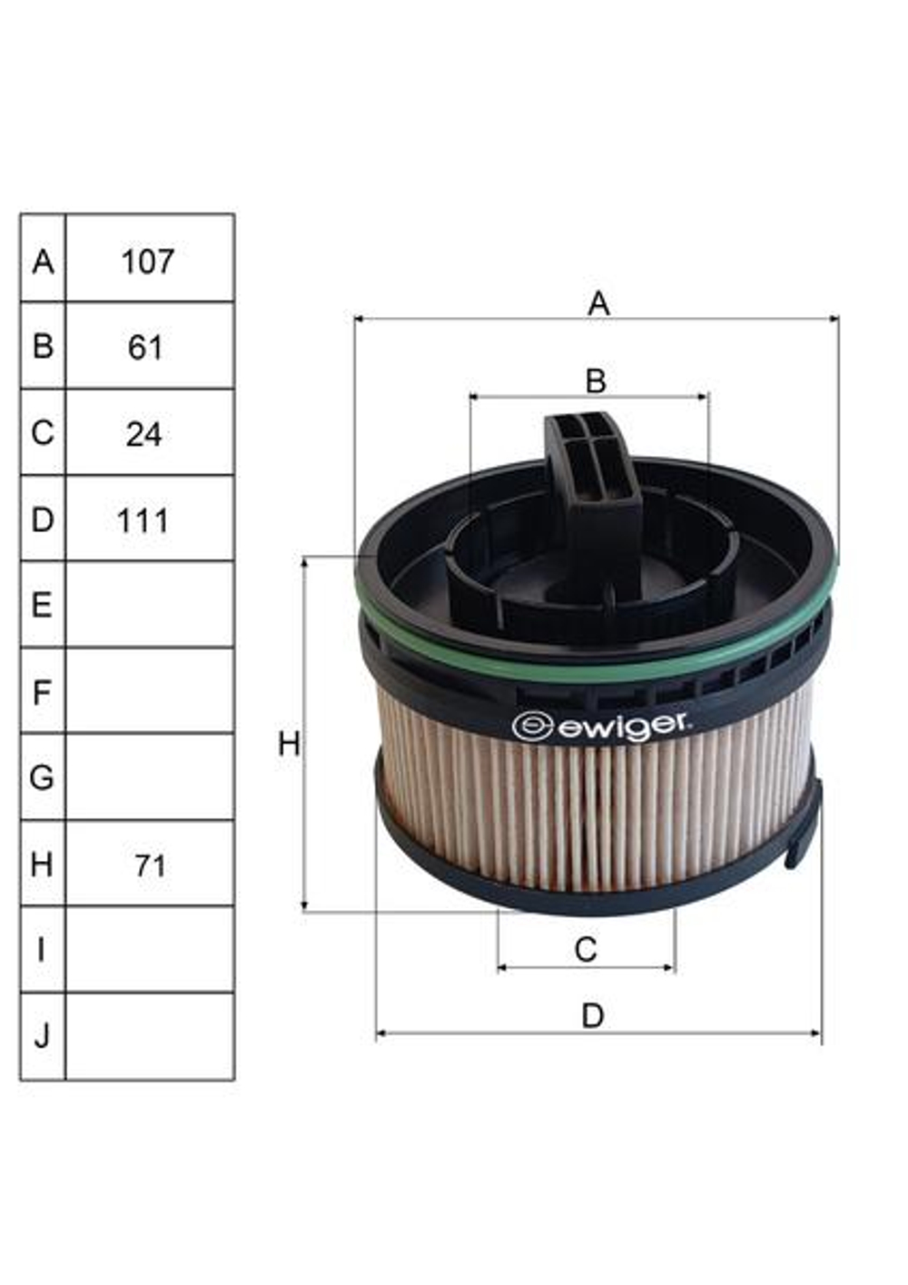 EWIGER - EW111060349-EWI - Filter za gorivo