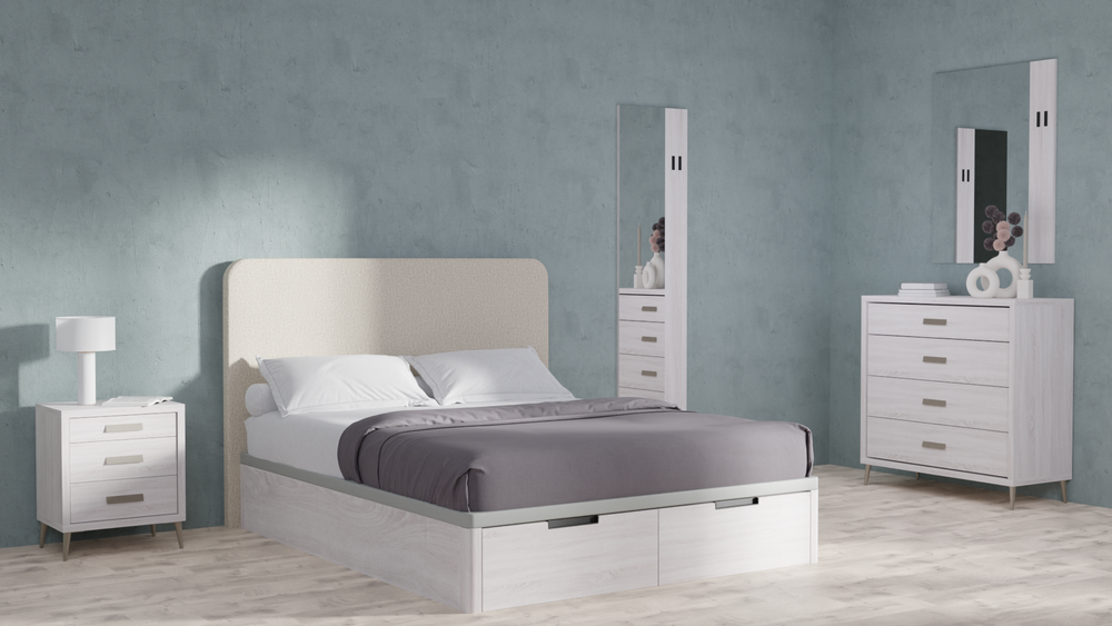 Кровать Drawer/Dreams 160*200 Nordico Contorno/Rino 06 Serie 1 - Koala Beds