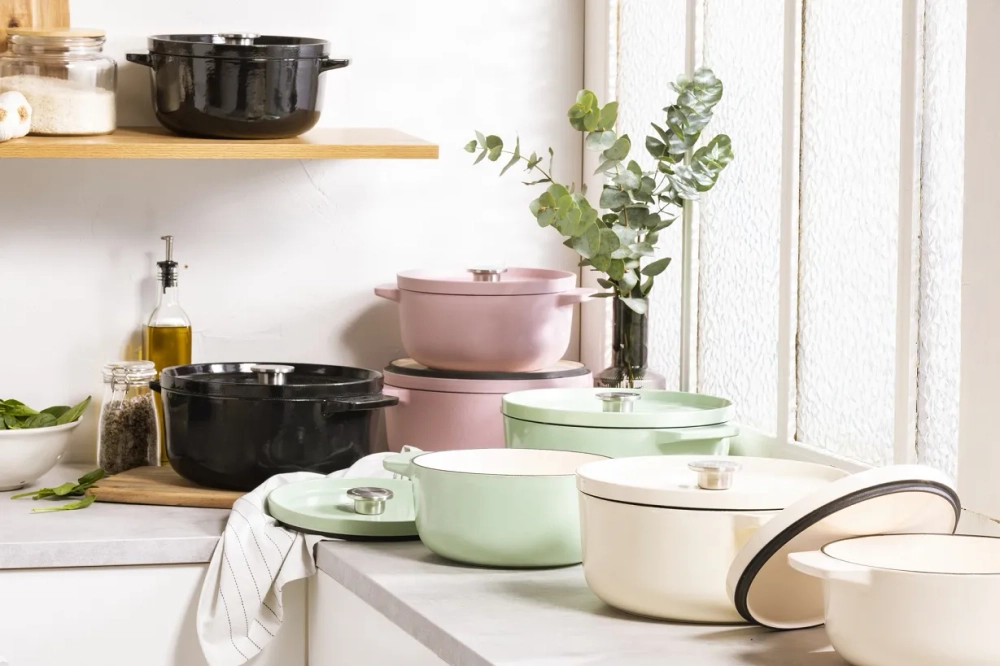 KitchenAid Чугунный кастрюля 26 см 5,2 л фисташковый EAN 4894871026445