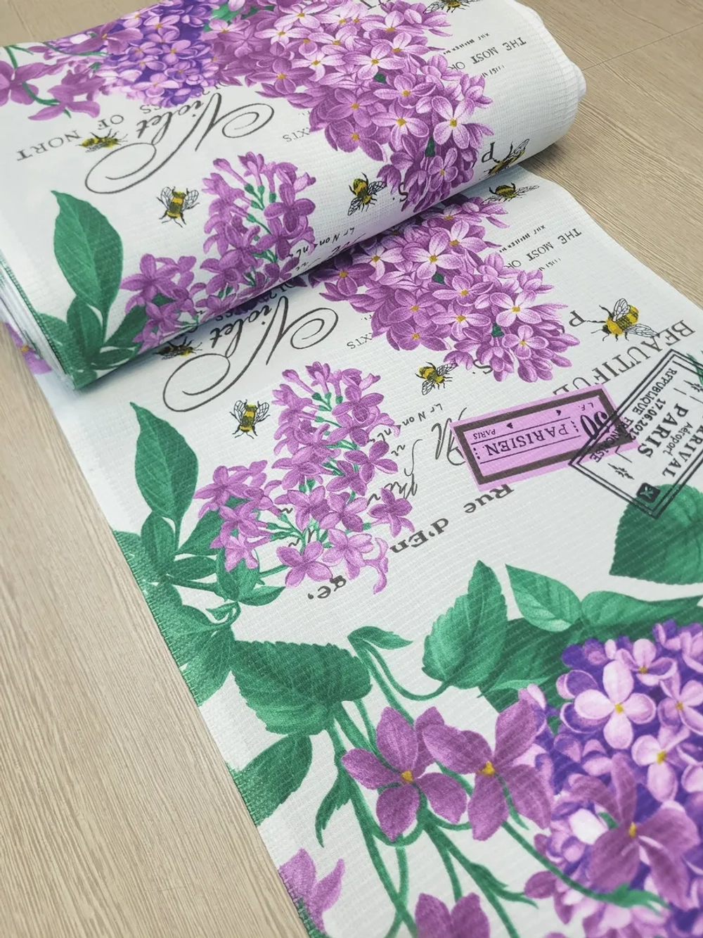 Вафельное Полотно ткань на отрез, 6 купонов (50х378 см)