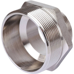 Ниппель редукционный STOUT SFT 0004 - 2"1/2 x 2" (для стальных труб, латунь никелированная)