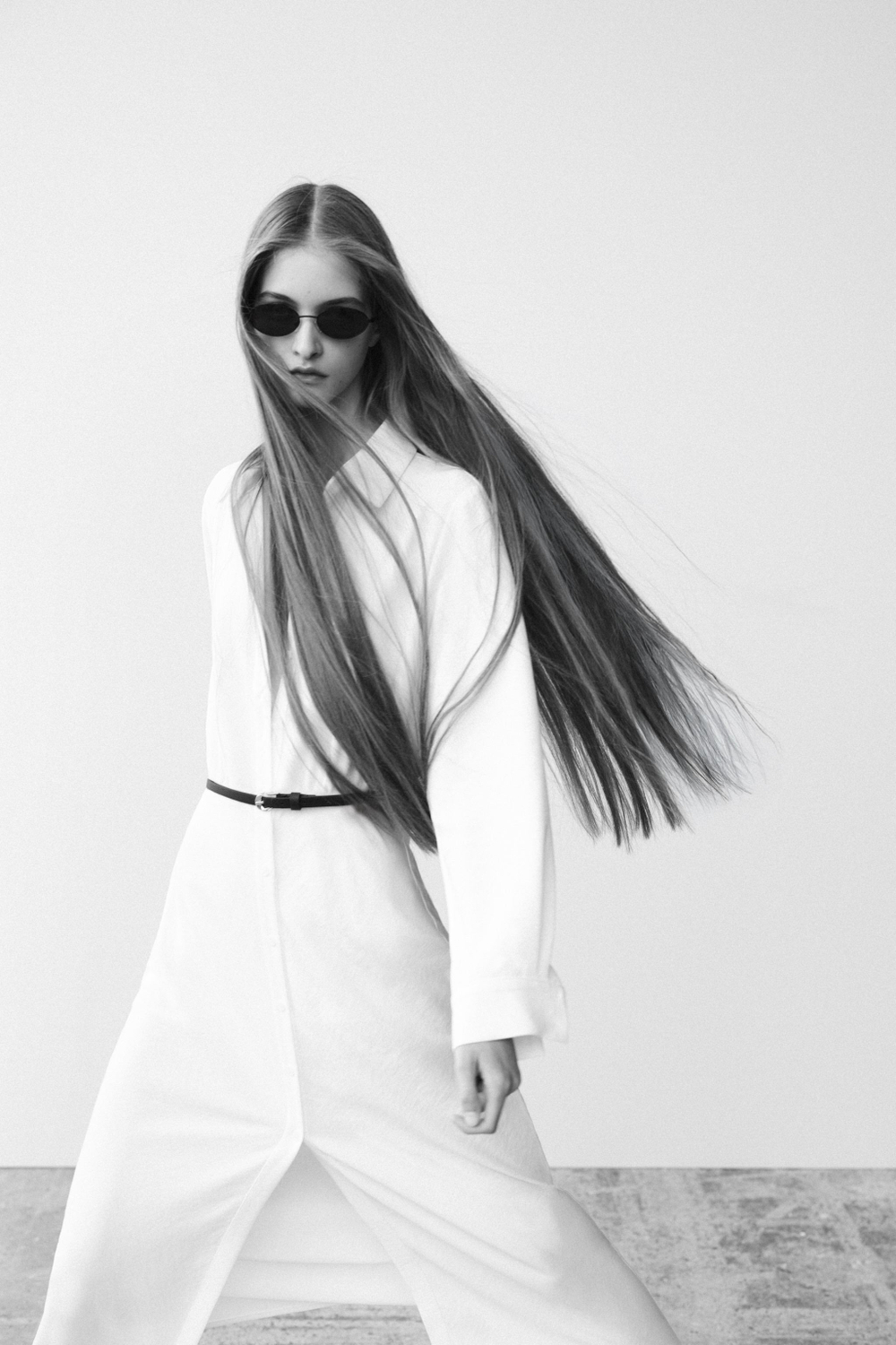 ПЛАТЬЕ-РУБАШКА С РЕМНЕМ — ZARA