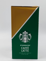 Starbucks кофе растворимый Caffe Latte, 10 пакетиков по 18 г (180 г), Турция