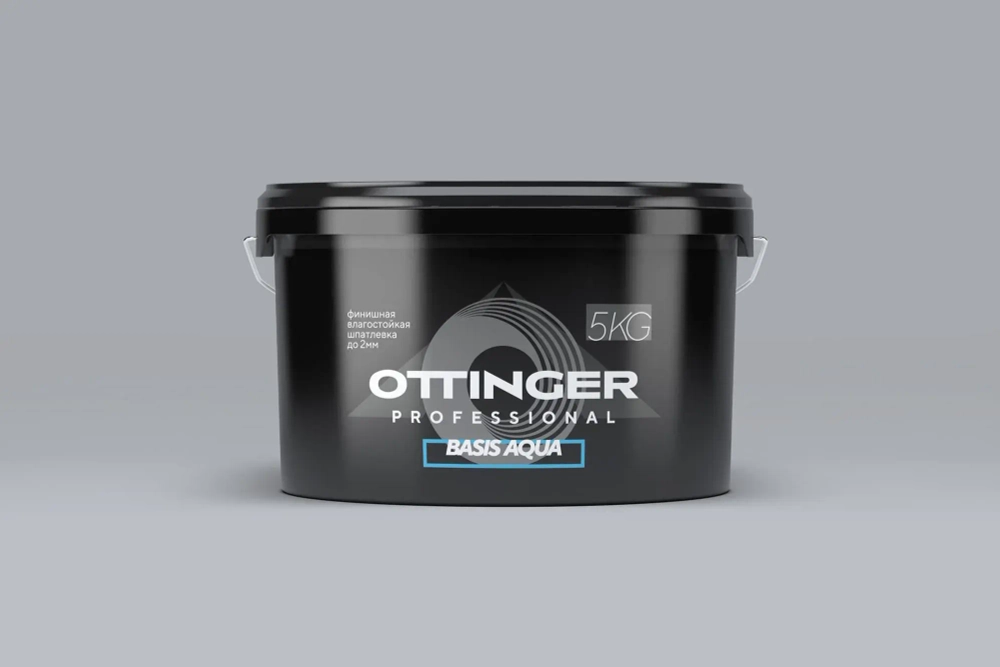 Шпаклевка готовая акриловая OTTINGER Basis Aqua белая 5кг