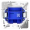 Вывод кабеля Voltum S70 Белый матовый VLS080202