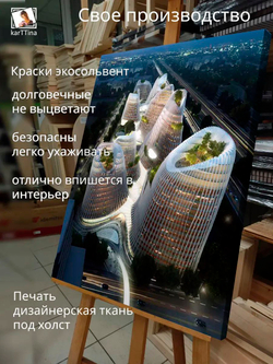 Картина "Улочки Праги", интерьерная 30х40см 1шт.