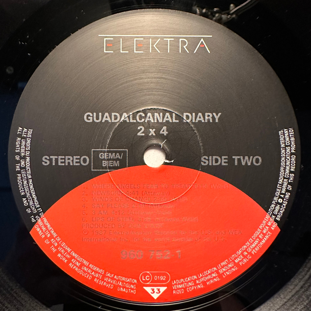 Guadalcanal Diary - 2 X 4 (Германия 1987г.)