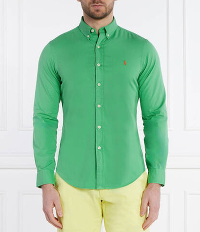 Рубашка POLO RALPH LAUREN - зеленый(710937994)