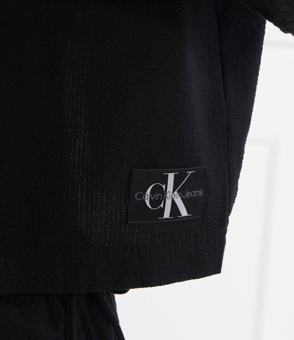 Рубашка SEERSUCKER CALVIN KLEIN JEANS - черный(J20J223426)