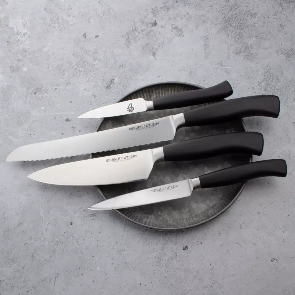 Нож для чистки и нарезки 12см Berger Cutlery Ergo Line Pro