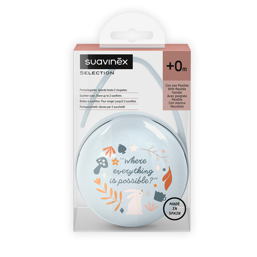 Футляр для пустышек Suavinex голубой