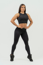 NEBBIA WOMEN'S COMPRESSION PUSH-UP TOP INTENSE MESH 842 GOLD