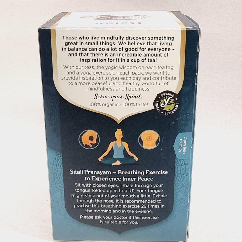 Чай YOGI TEA Ayurvedic Blend "Relax" аювердическая смесь 17 пакетиков (из Финляндии)